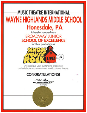 School of Excellence Award